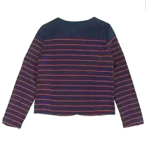 Tommy Hilfiger Women's Basket-Weave Striped Jacket - Picture 3 of 3